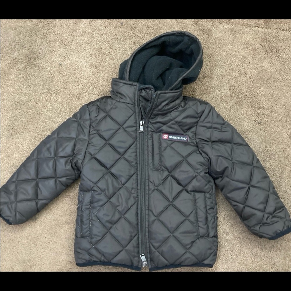 Timberland Black Quilted Jacket